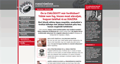 Desktop Screenshot of forditomuvek.hu